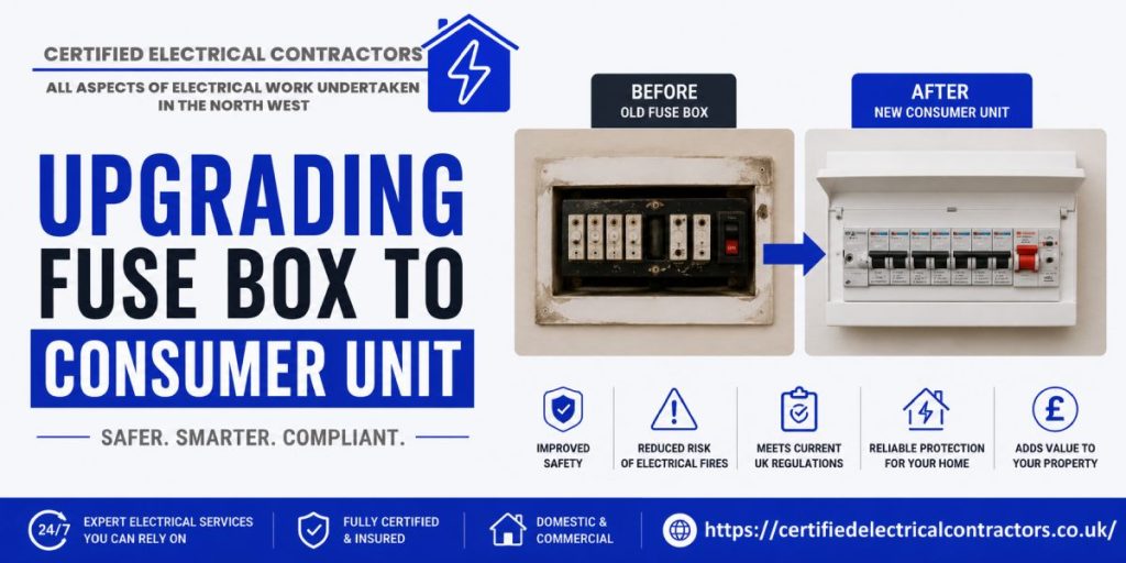 Upgrading fuse box to consumer unit